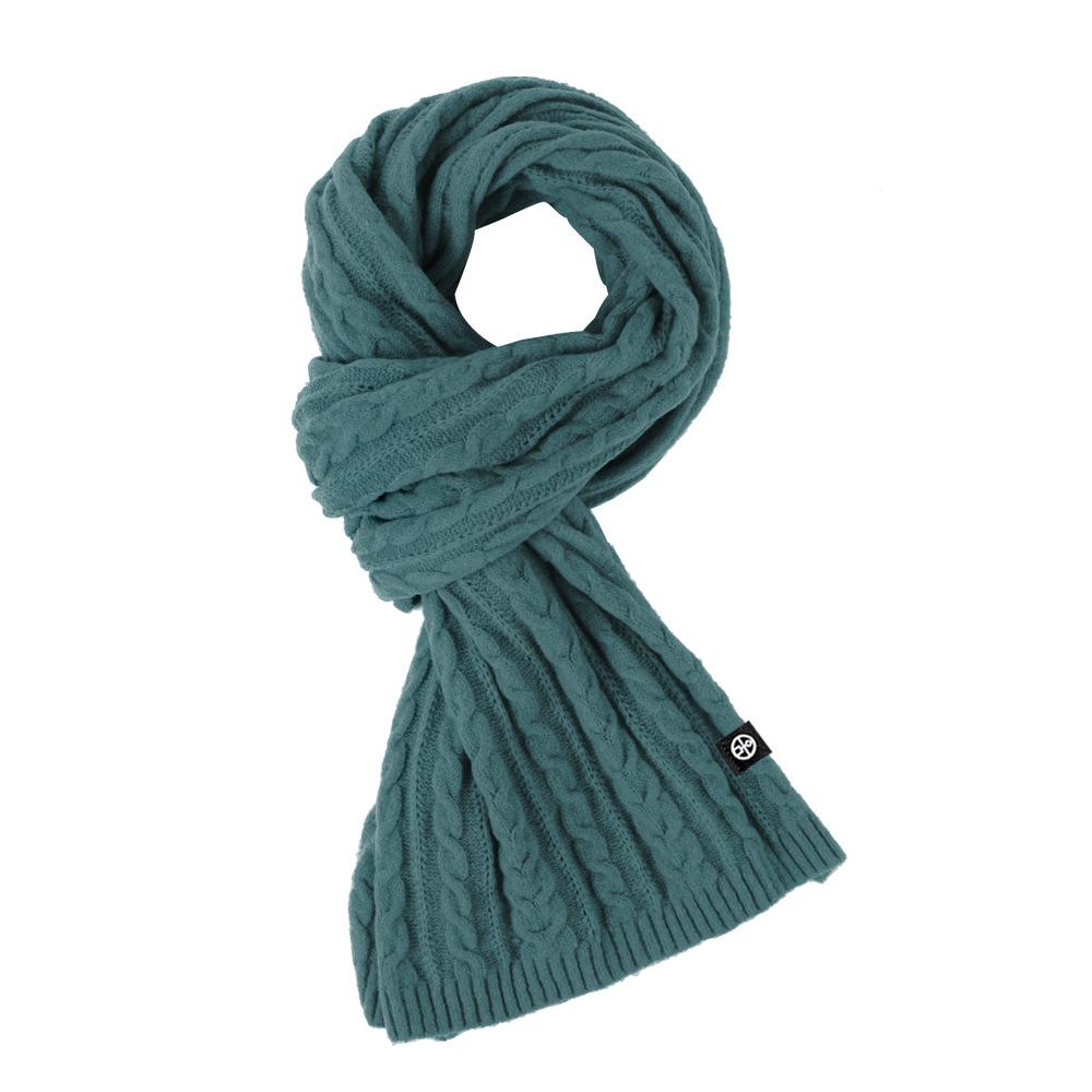 Autumn and winter atmosphere women's knitted red scarf winter women's versatile high-end shawl warm scarf