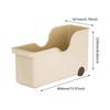Rolling Storage Box with Wheels Home Sundries Organization for Home Office