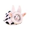Cow Cute Hamster Cotton House Thickened Comfortable Rat Sleepping Bed Warm Hamster House Cave Winter