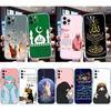 RE46 Muslim Girls Hijab Transparent Phone Case for Motorola Moto Edge 20 30 40 50 S30 Fusion Ultra Pro Neo Lite + G200 G23
