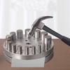 Gold Silver Hole Puncher, Manual Round Die Jewelry Making Processing Punching Forming Tool