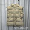 waist thickened down vest women's new winter loose hooded short thin vest large size vest tide