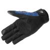 Komine GK-1853 Motorcycle Stretch Mesh Gloves Luce II Navy Marble XL