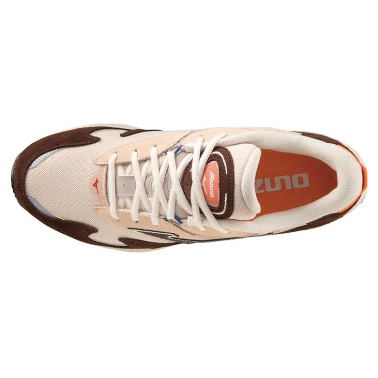 Mizuno Wave Rider Beta Chicory Coffee Unisex Sneakers Brown Mother-Of-Pearl India-Ink D1GA33-0905