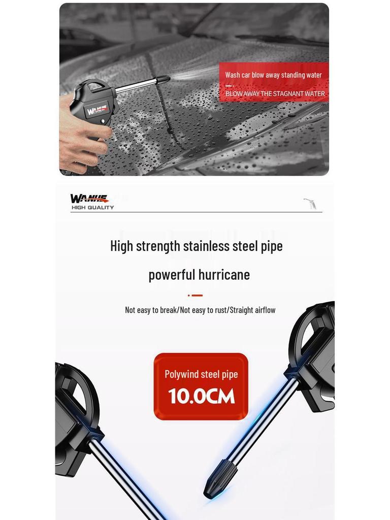 Wanhe High-Pressure Air Blow Gun for Dust Removal and Truck Inflation