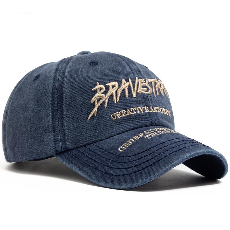 Fashion Women's Baseball Cap Embroidered Cotton Soft Top Men's Caps Casual Retro Travel Visor Hats Summer Sports Trucker Hat