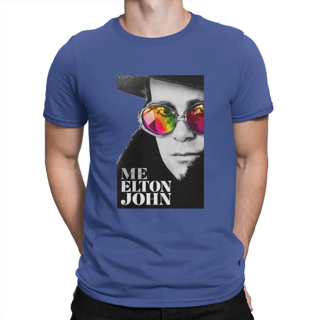 Singer Who Obtained CBE T Shirt Elton John Cotton Clothing Leisure Short Sleeve O Neck Tee Shirt Summer T-Shirts Unisex