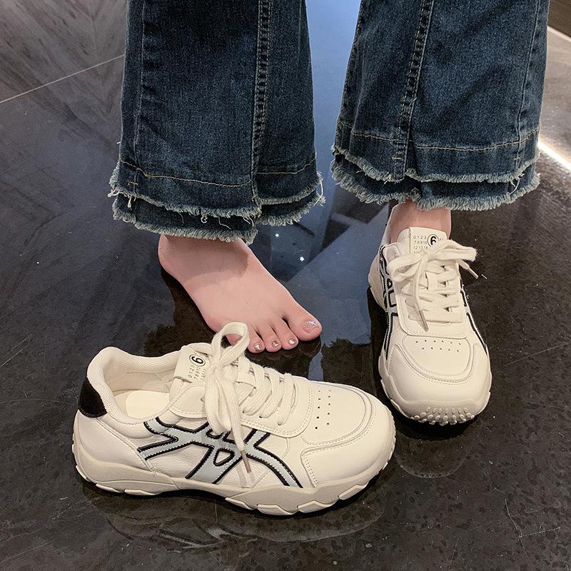 Platform dad shoes women's autumn 2025 new height-increasing casual single shoes Forrest Gump shoes soft-soled sports shoes running shoes