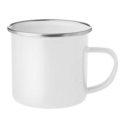 Silver Enamel Sublimation 350ml Mug
