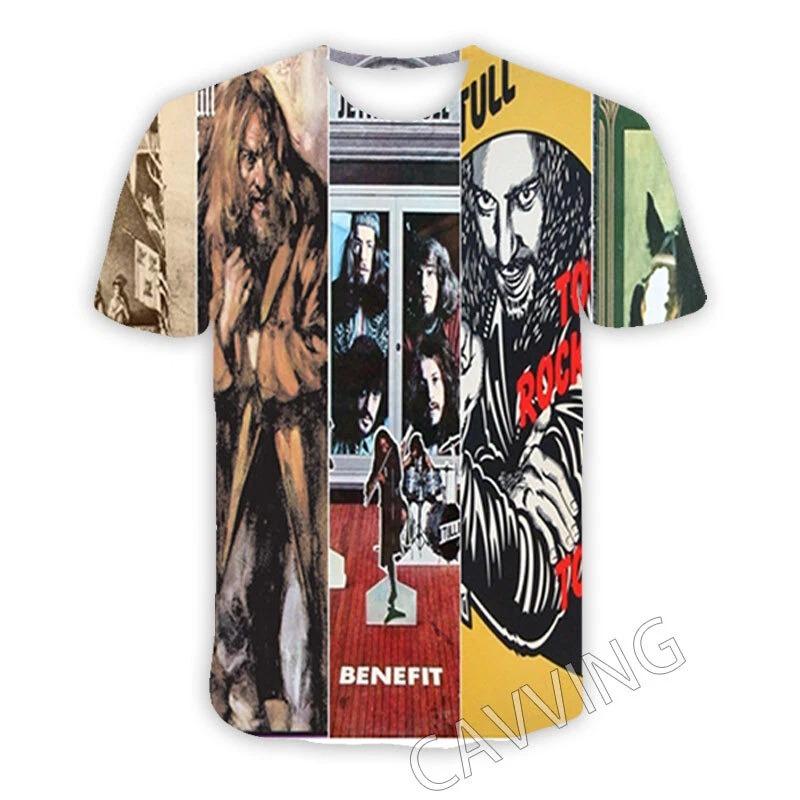 New Classic Jethro Tull Rock 3D Print T-shirts For Men Women Hip Hop Trend T Shirt Y2k Top Oversized Street Style Men's Clothing
