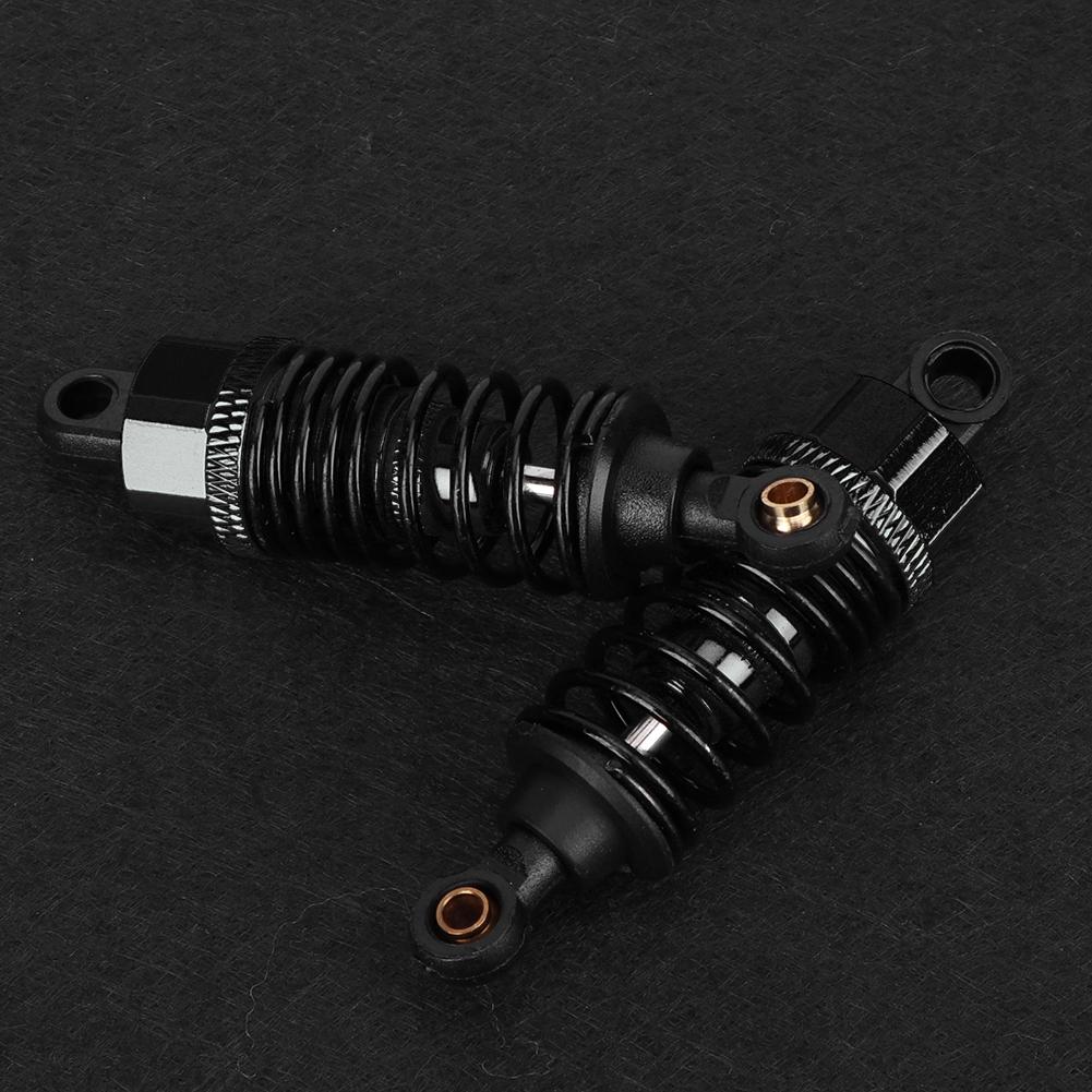 2pcs Metal Shock Damper RC Car Replacement Parts Accessories Fit for 1:10 RC Car Black65MM