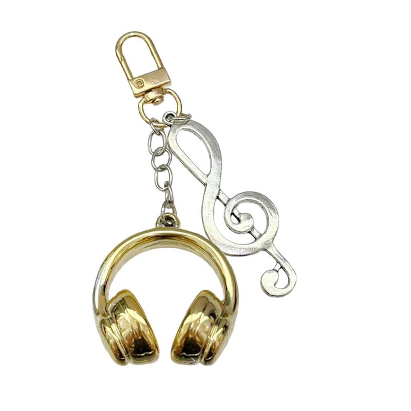1PC Mobile Phone Pendants Y2K Keychains Airpods Pendant Pendants Minimalist Style Music Note Design Cool Multicolor