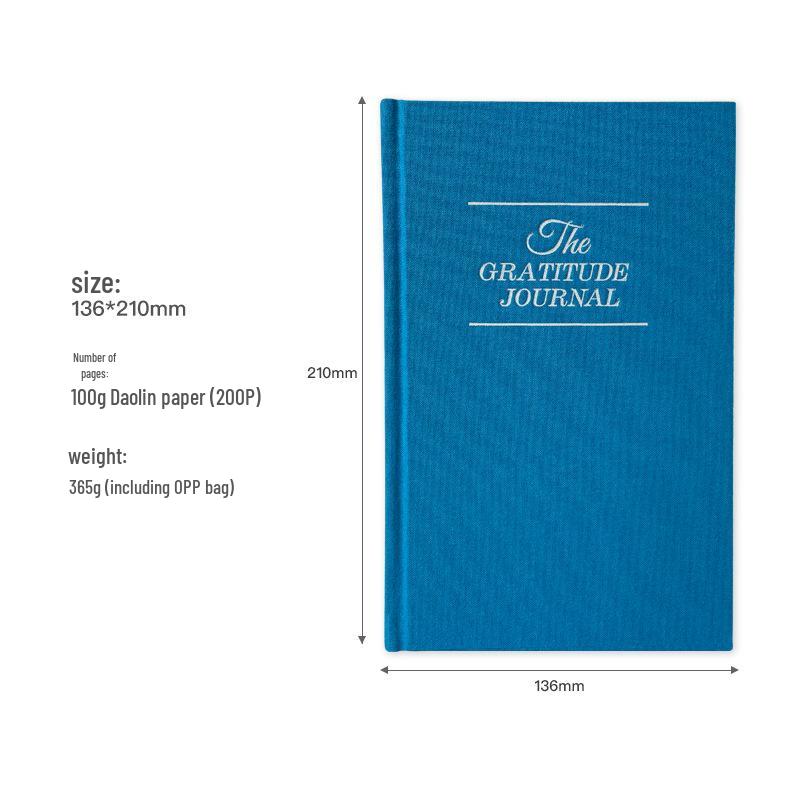 5-Minute Gratitude Journal: Hardcover Daily Agenda & Notebook