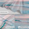LB Ocean Pink Sky Tapestry, Teal Sea Ocean with Pink Cloud Wall Tapestry for Bedroom, Pastel Nature Landscape Wall Hanging Tapestry Wall Art for