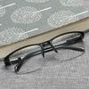 Half-Frame Myopia Glassse Women Men Retro Clear Lens Reading Glasses  Lectura +0.75 +1.0 To +4.0