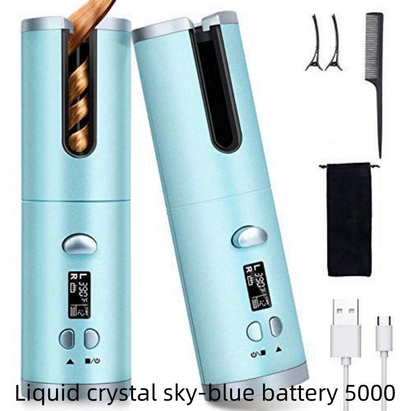 Automatic Hair Curler Wireless With Heat Timer Modes Rechargeable Portabl Fast Heating Styler For Perfect Curls Every Time