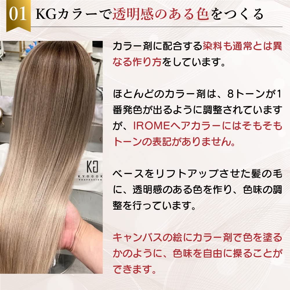KYOGOKU IROME Hair 24 Gray Hair Salon Partial Dye 1-Pack Color, Colors, Dye, Quasi-drug, Hypoallergenic, Exclusive, Self-Color, (Silver)
