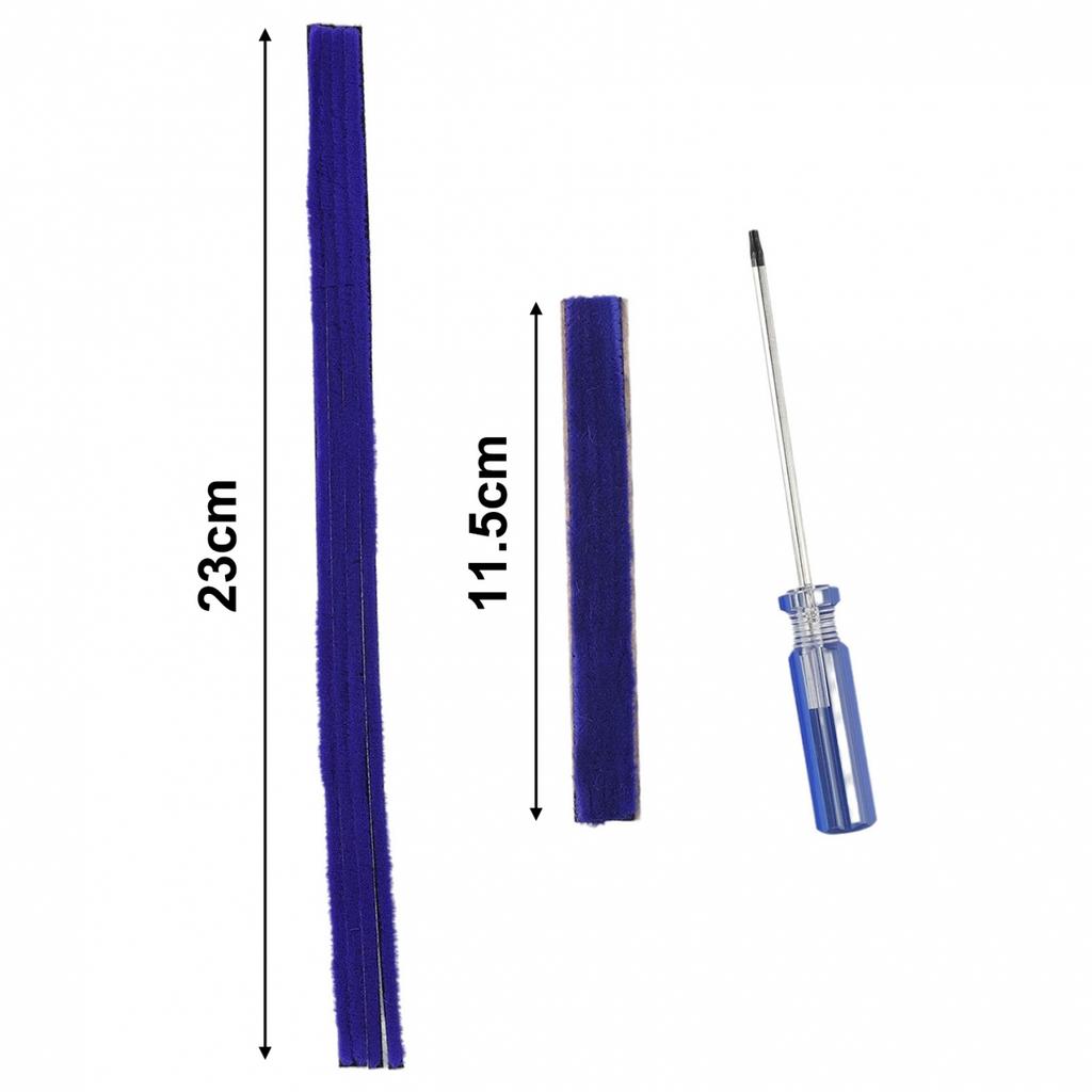 8 Pcs Soft Plush Strips For  V6  V8 V10 V11 Vacuum Cleaner Soft Roller