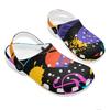 Colorful EVA Garden Shoes Women Men Printed Breathable Slip On Clogs Lightweight Beach Pool Bathroom Sandals Summer Daily Wear