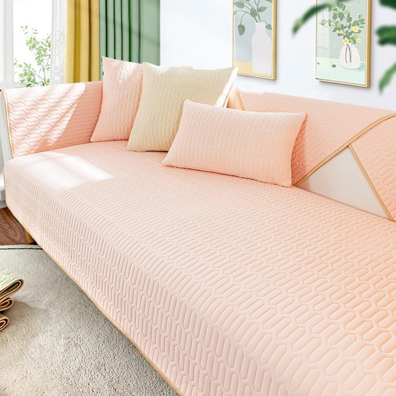 Ice Silk Sofa Cushion Four Seasons Universal Non-Slip Mat Sofa Cover Slipcover Summer Summer High-End Cover Cloth