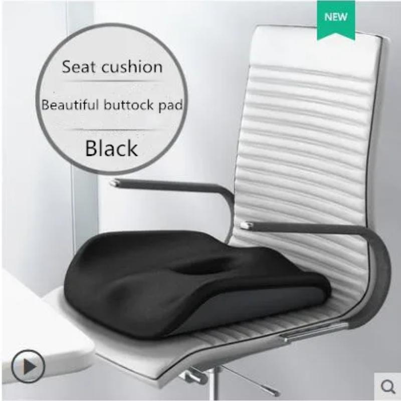 Memory Foam Seat Cushion Orthopedic Pillow Coccyx Office Chair Cushion Support Waist Back Pillow Car Seat Hip Massage Pad Sets