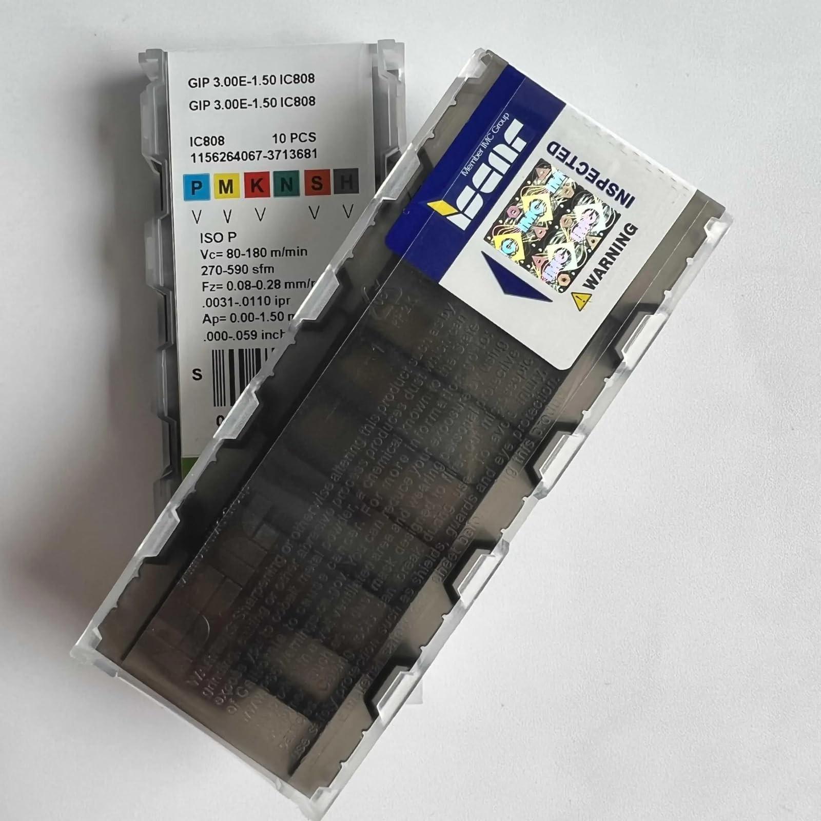 

ISCAR / GIPI3.00E-1.50 IC808 /Industrial indexable Carbide Inserts 10 PCS