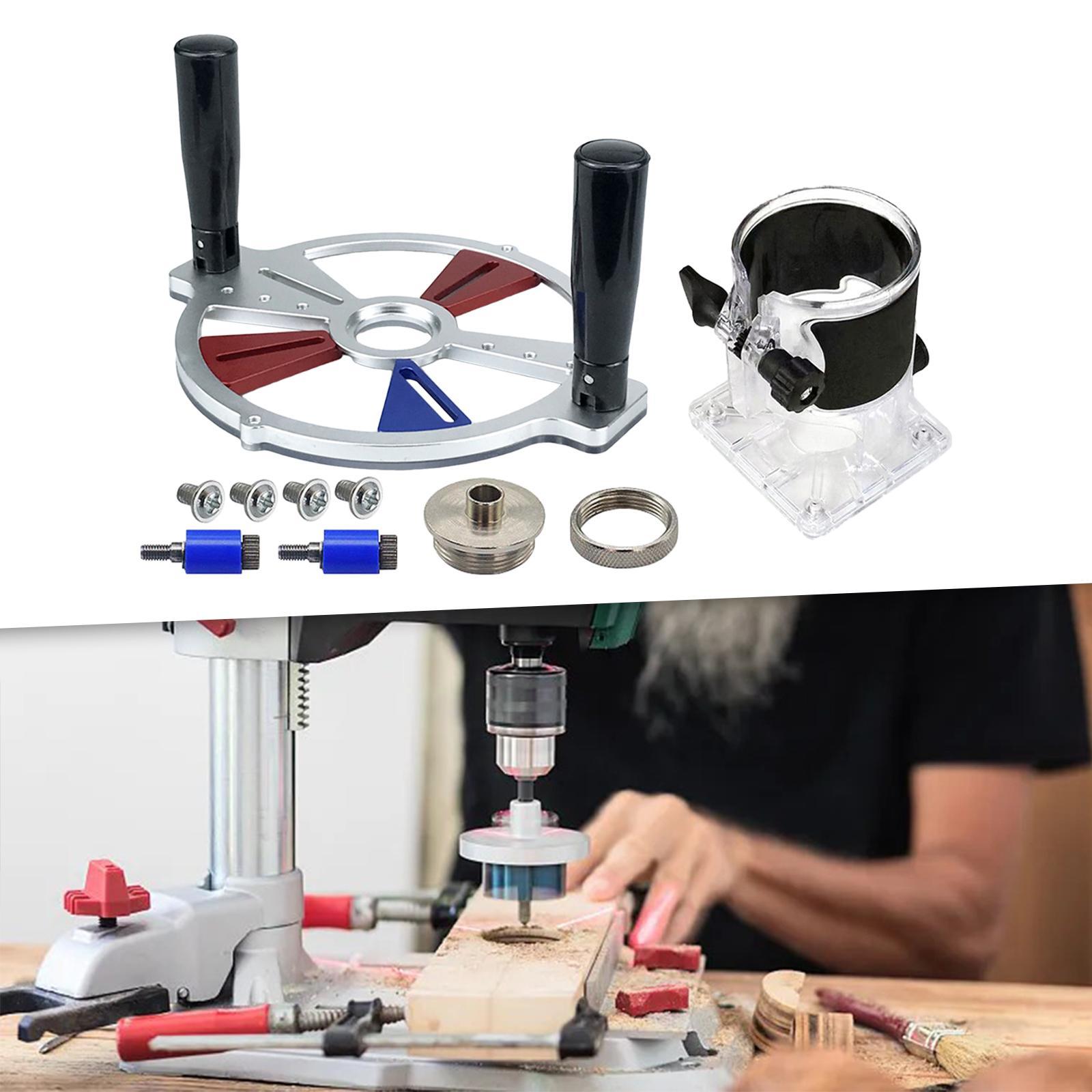 

Подставка для торцовочной машины со складной ручкой из алюминиевого сплава, многофункциональная портативная профессиональная фрезерная база, кронштейн для сверления