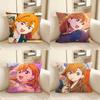 1pc Kanon Shibuya Anime Characters Pillow Case Fashion Square Pillowcase Bedroom Sofa Room Ins Decoration Leisure
