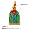 Cute Colorful Oil Dripping Small Pendant Multi-Style Cartoon Pendant Rainbow Smiley Face Love Diy Jewelry Accessories