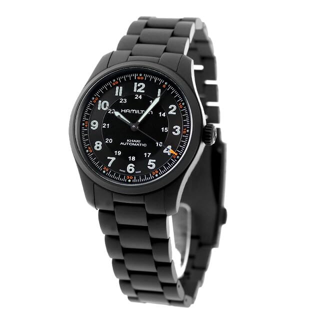 

HAMILTON Khaki Field Titanium Automatic Watch H70215130 [Hamilton] Men s [Item] чорний