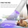 Portable Flashlight Purple Light Anti-Skid 395nm Backlight Ultraviolet Torch Detector Fluorescent Lamps Supplies