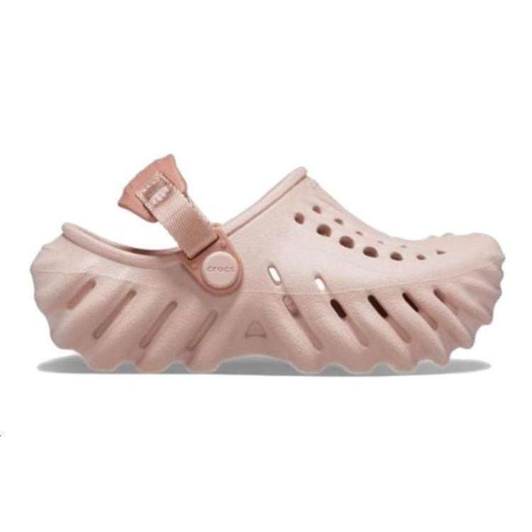 Crocs Comfortable Fashionable Non-Slip Shock-Absorbing Sandals Kids Sandals Pink 208190-6TY