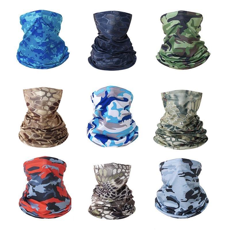 Cooling Ice Silk Outdoor Bandana: Versatile, Breathable, Sun-Protective Neck Gaiter for Cycling
