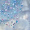 Colorful Five-pointed Star Gird Polka Dot Line Bowknot Cherry 5D Shiny Nail Art Stickers Self Adhesive Decoration Manicure Decal