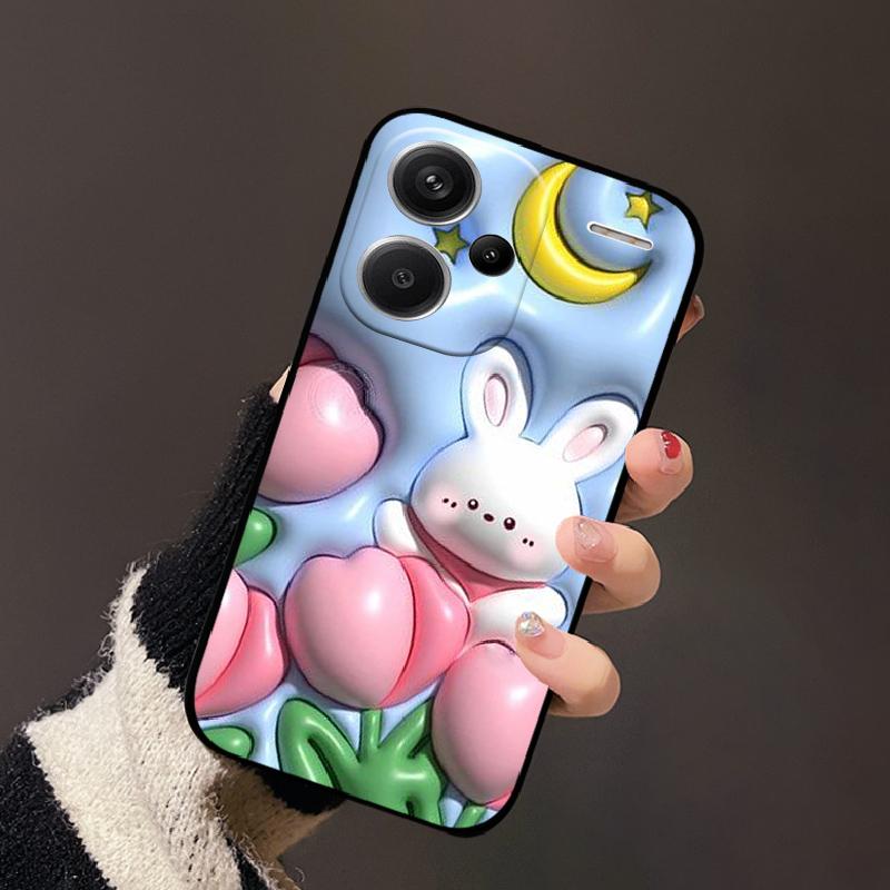 For Redmi Note 13 Pro+ Case 13 Pro Plus Stylish Painted Soft Silicone TPU Phone Shell For Redmi Note13 Pro 4G 5G Cover Protector