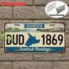 D Flat pc Vintage Aluminum Sign for Decorative Purposes Only Outdoor Plaque  Wall Decor  Welcome to The Dunedin Sign
