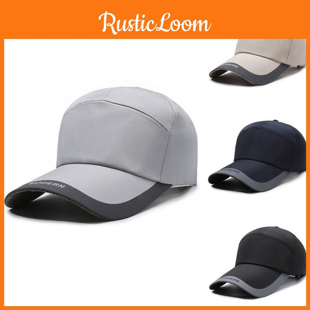 Solid Baseball Color Cap Sun Protection Peaked Cap Outdoors Gift Stylish Sunhat