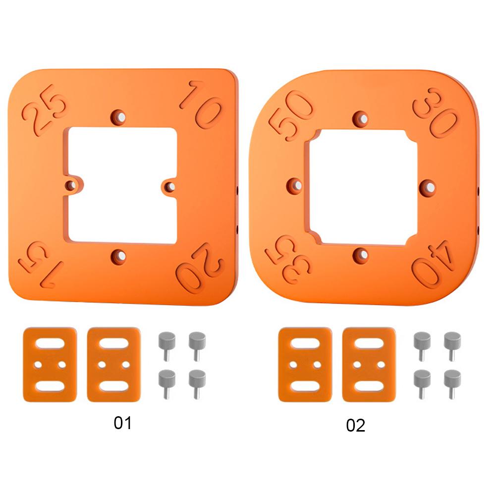 Woodworking Router Corner Radius Templates Jig R10-R25/R30-R50 Routing Curved Corner Milling Circular Radian Hand Tool