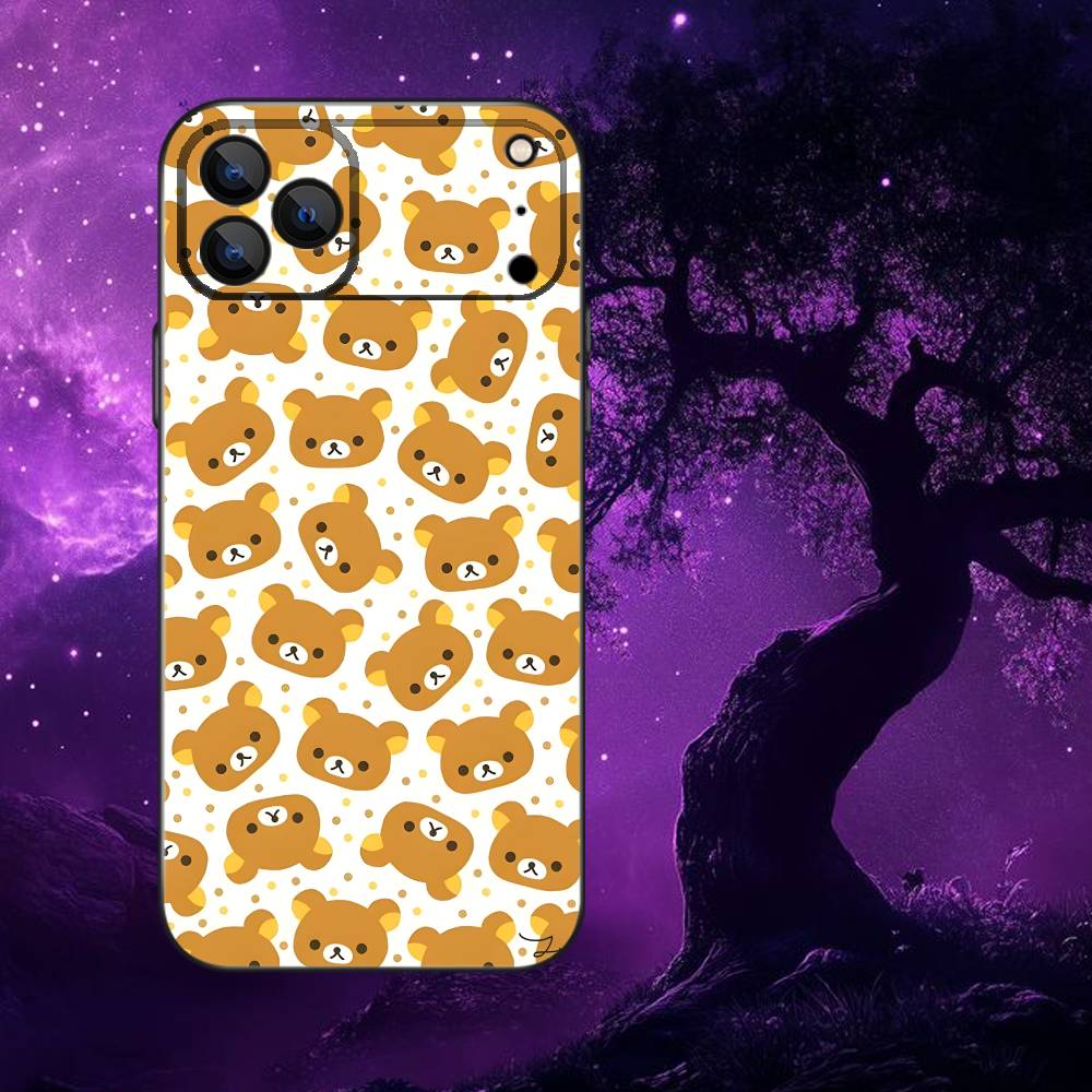 

Cartoon Cute Rilakkuma Phone Case For iPhone 17,16,15,14,13,12,11,Pro,Max,Plus,E,Air,Mini Protective TPU Cover iPhone13PROMAX