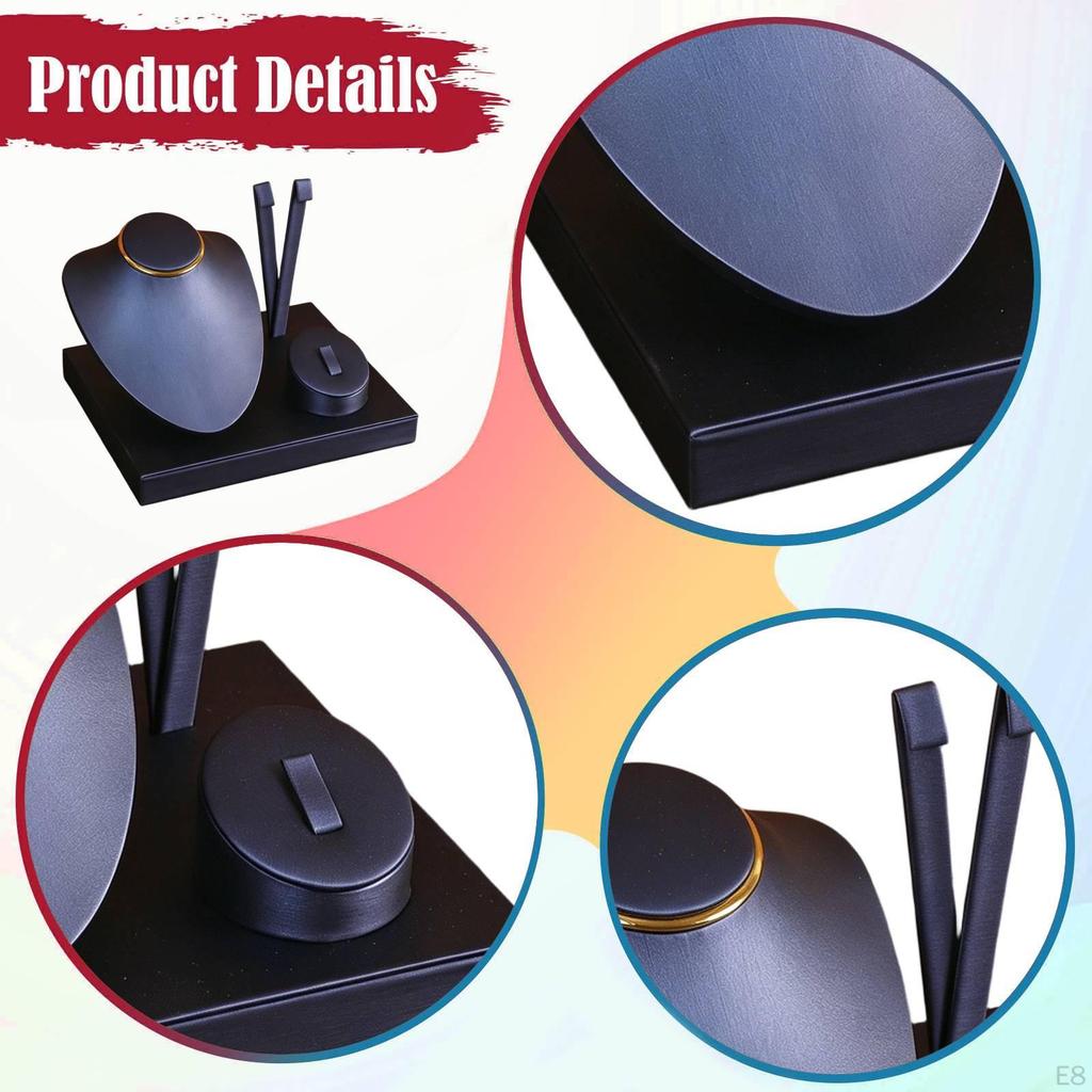 Jewelry Display Mannequin Stand Ear Holder Storage Necklace Organizer Showcase for Showroom