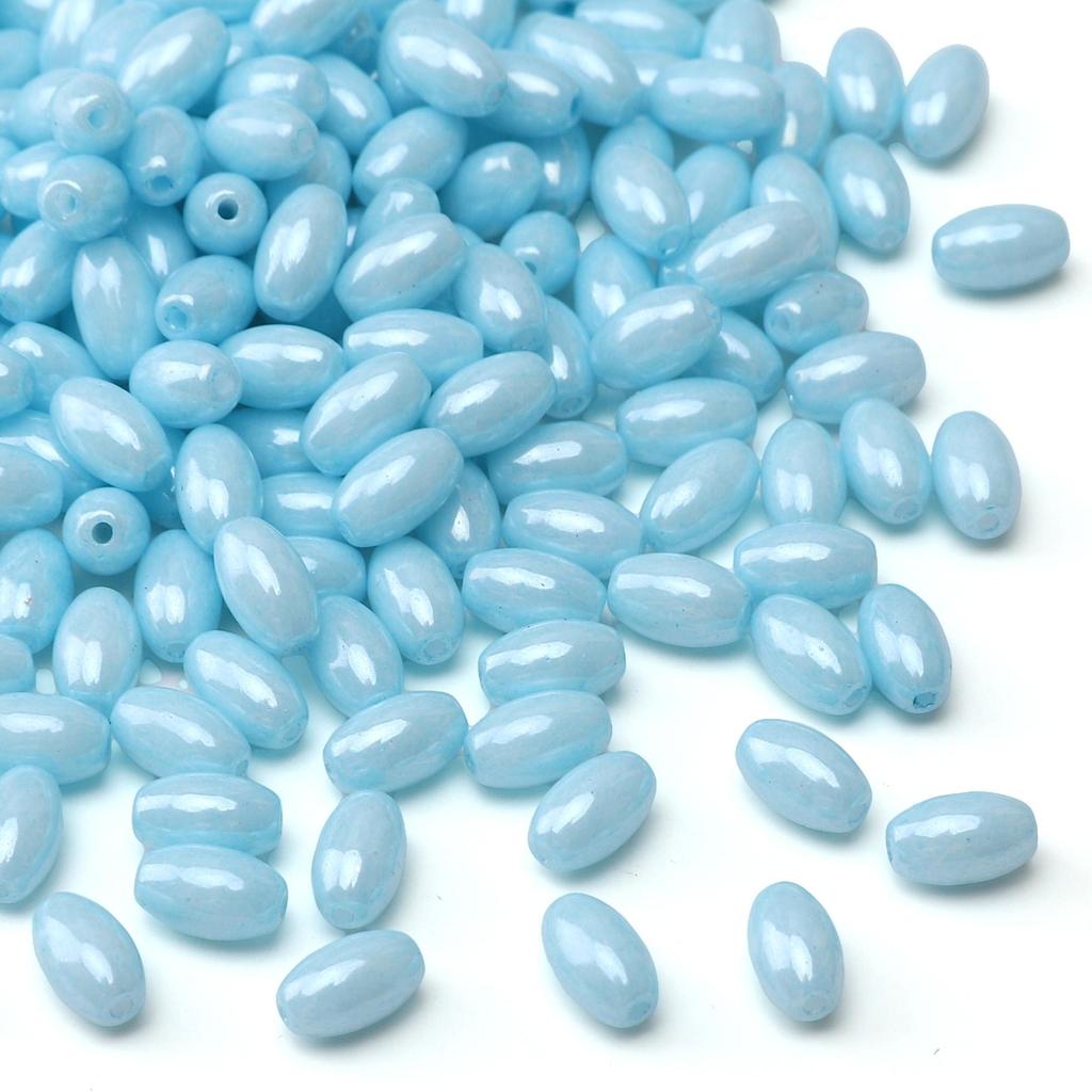 Domestic Glass Solid Color Cream Baked Paint Seed Beads for DIY 52 Pcs