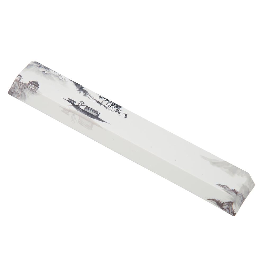 Spacebar Keycap PBT Unique Special Ink Patterns DIY Universal Mechanical Keyboard Replacement Accessories