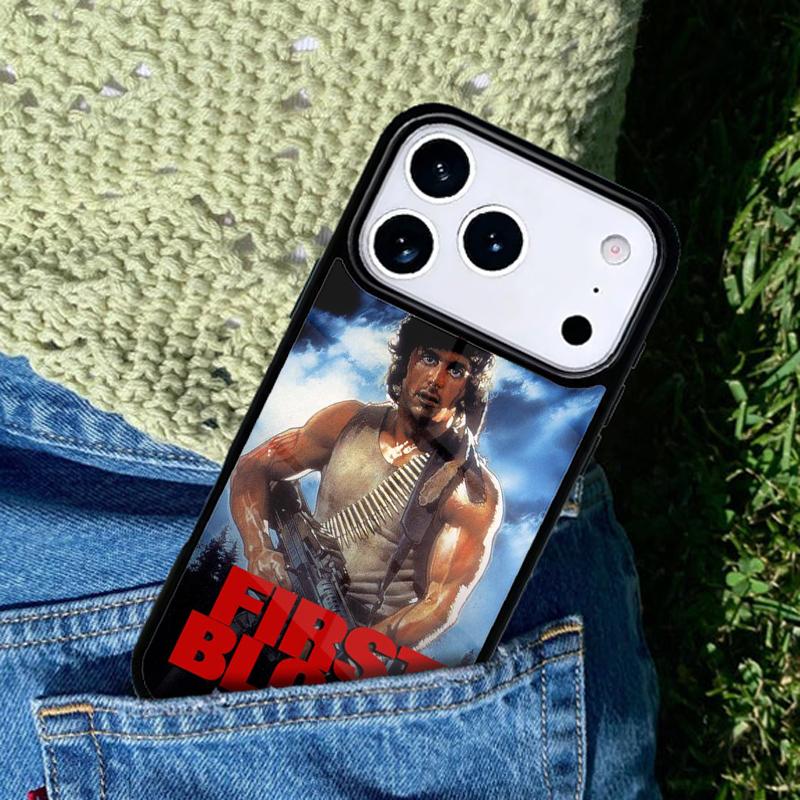 First Blood John J. Rambo Phone Case Cover Compatible with for IPhone 17air 16e 15 14 13 12 11Pro Max 17 Air