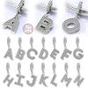 New Copper Beaded Pendant 26 Letters A-Z Diy Name Beads Suitable For Original Bracelet Jewelry Making