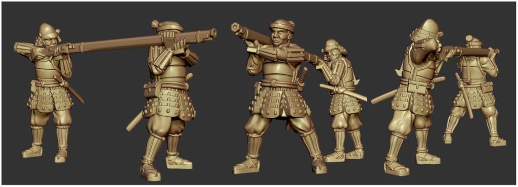 Artist Hobby Měřítko 1/72 Pan. a paní. Série Historie Japonské období válčících států Dělová sada 6 kusů Resinový kit AHLAH88007