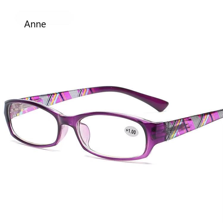 Anti Blue Light Reading Glasses Women Retro Presbyopic Glasses Pattern Eyeglasses Diopter +1.0 +1.5 +2.0 +2.5 +3.0 +3.5+4.0