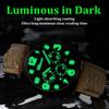 Fashion Watch For Men Waterproof Luminous Chronograph Man Watch Leather Military Men's Quartz Watches Reloj