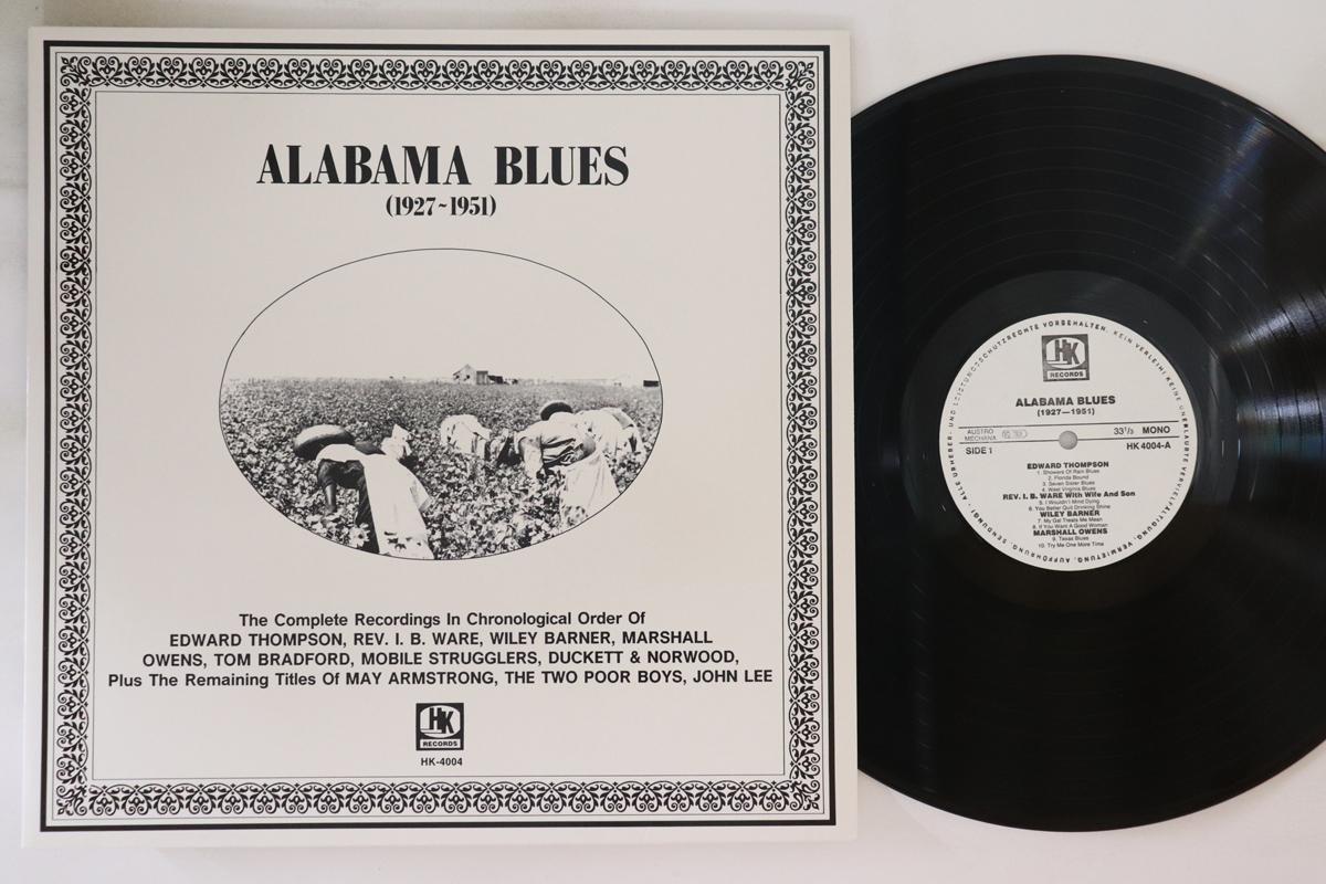 

LP Record VARIOUS - Alabama Blues (1927-1951) HK4004 HK 1987 Austria Blues Used