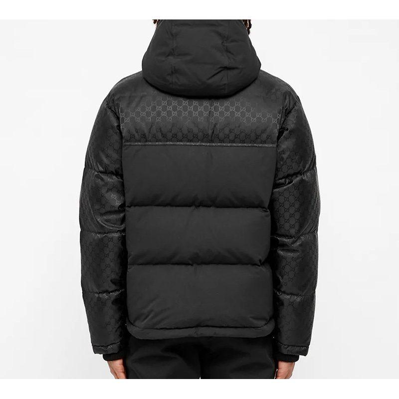 Gucci Down Jackets Men's Black Hooded Moderate Other 553281-Z4218-1000