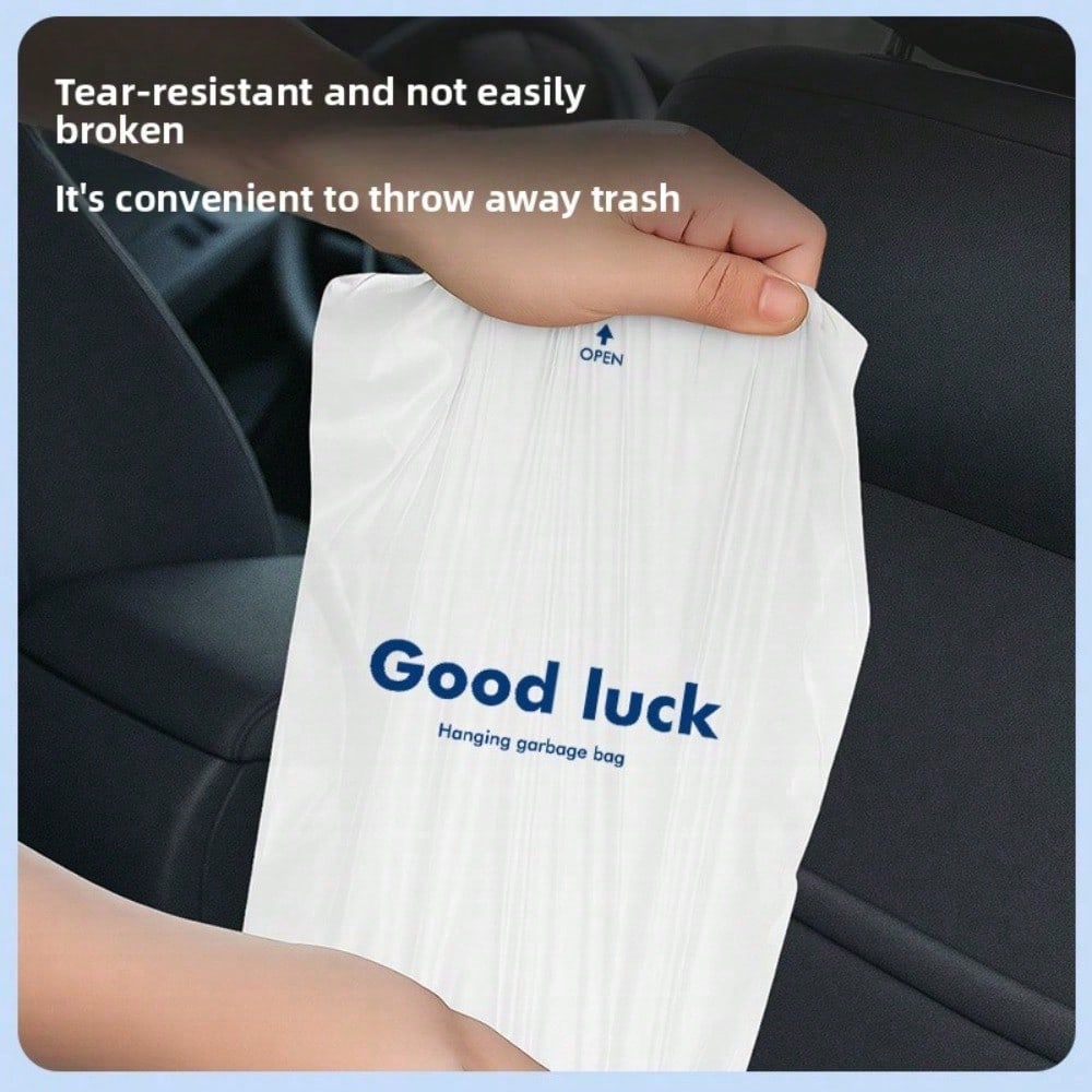 Thickened car garbage bag anti-leakage advanced sense can be hung garbage bag car cleaning bag hanging storage bag
